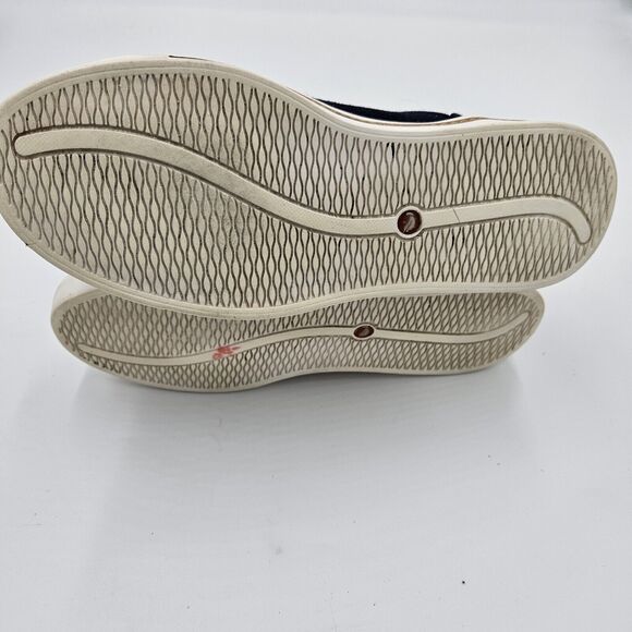Clarks Unstructured Women Un Maui Lace Up Navy Flat Textile Sneaker Shoes Size 7 - Picture 3 of 9